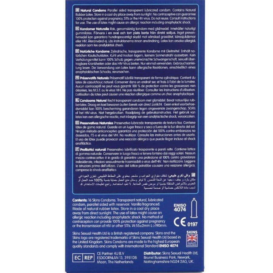 SKINS - NATURAL PREMIUM CONDOMS PACK 16 thumb 4
