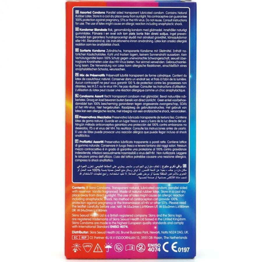 SKINS - ASSORTED PREMIUM CONDOMS PACK 8 thumb 4