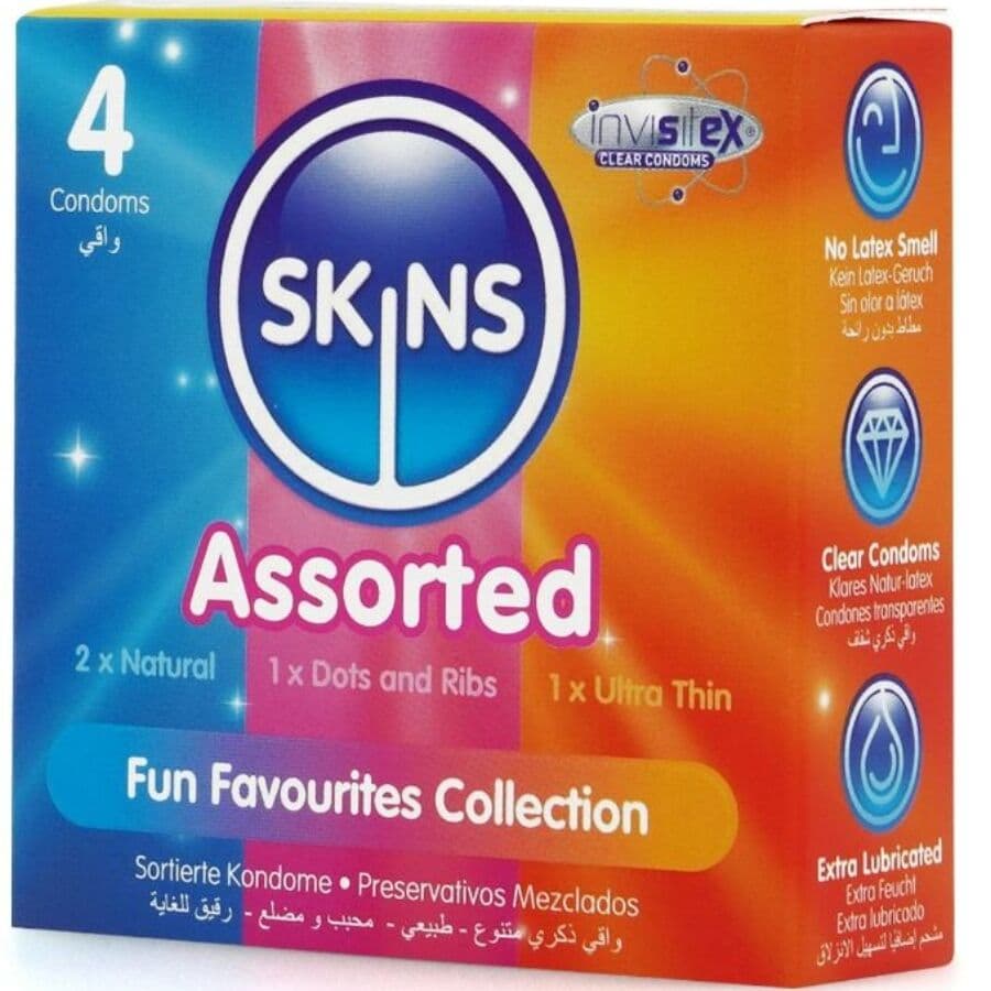 SKINS - ASSORTED PREMIUM CONDOMS PACK 4 thumb 2