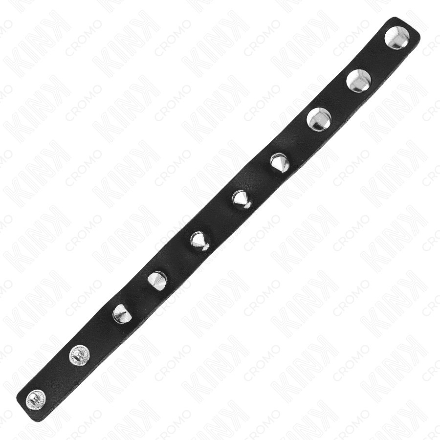 KINK - LEATHER PENIS RING WITH SPIKES 21.5 X 1.6 CM thumb 5