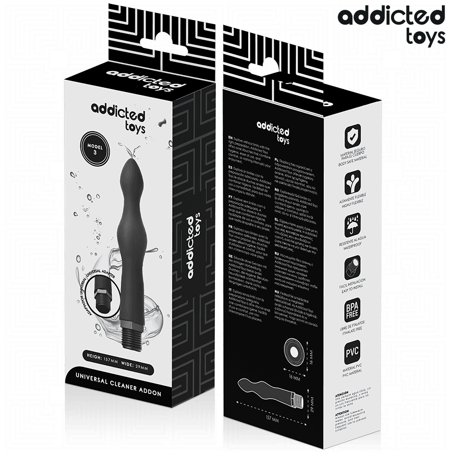 ADDICTED TOYS - ANAL CLEANER WITH UNIVERSAL ADAPTER MODEL 3 thumb 7