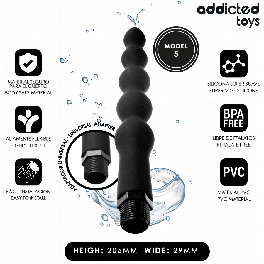 ADDICTED TOYS - ANAL CLEANER WITH UNIVERSAL ADAPTER MODEL 5 thumb 2