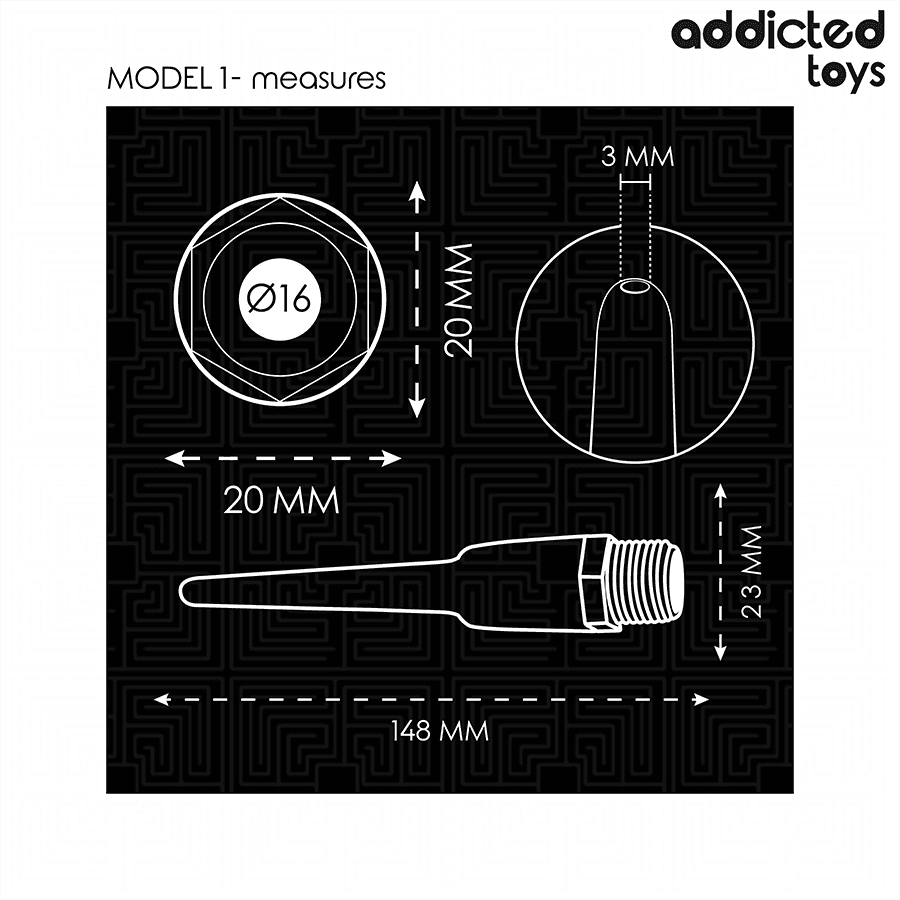 ADDICTED TOYS - ANAL CLEANER WITH UNIVERSAL ADAPTER MODEL 1 thumb 5