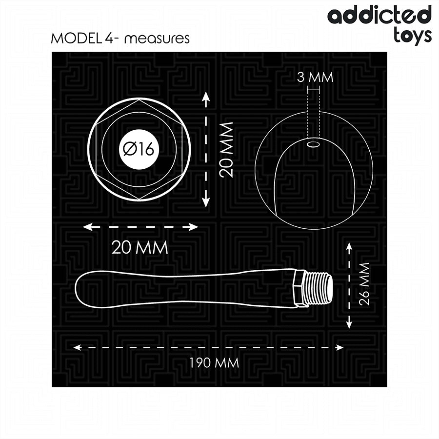 ADDICTED TOYS - ANAL CLEANER WITH UNIVERSAL ADAPTER MODEL 4 thumb 5