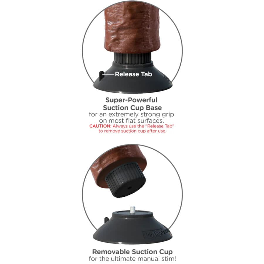 KING COCK - VIBRATING COCK BROWN 20.32 CM thumb 4