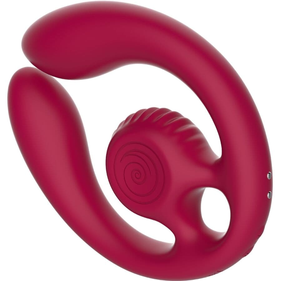 SNAIL VIBE - GIZI DUO COUPLES STIMULATOR REMOTE CONTROL BURGUNDY thumb 3