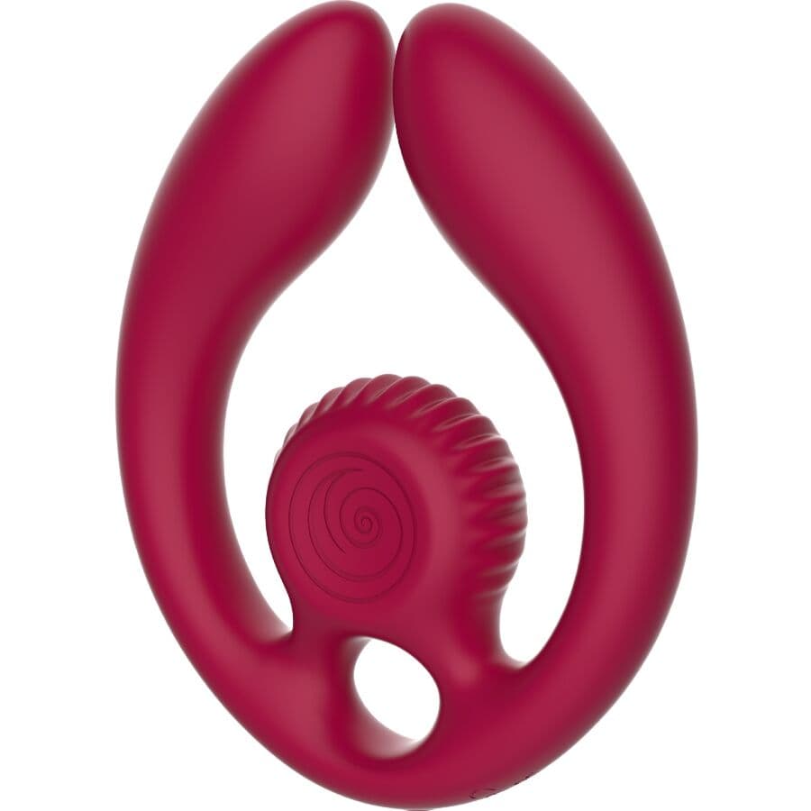 SNAIL VIBE - GIZI DUO COUPLES STIMULATOR REMOTE CONTROL BURGUNDY thumb 4