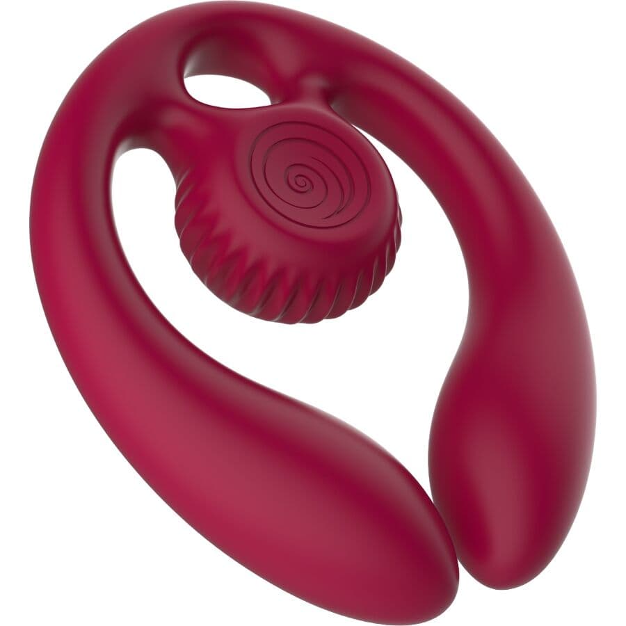 SNAIL VIBE - GIZI DUO COUPLES STIMULATOR REMOTE CONTROL BURGUNDY thumb 2