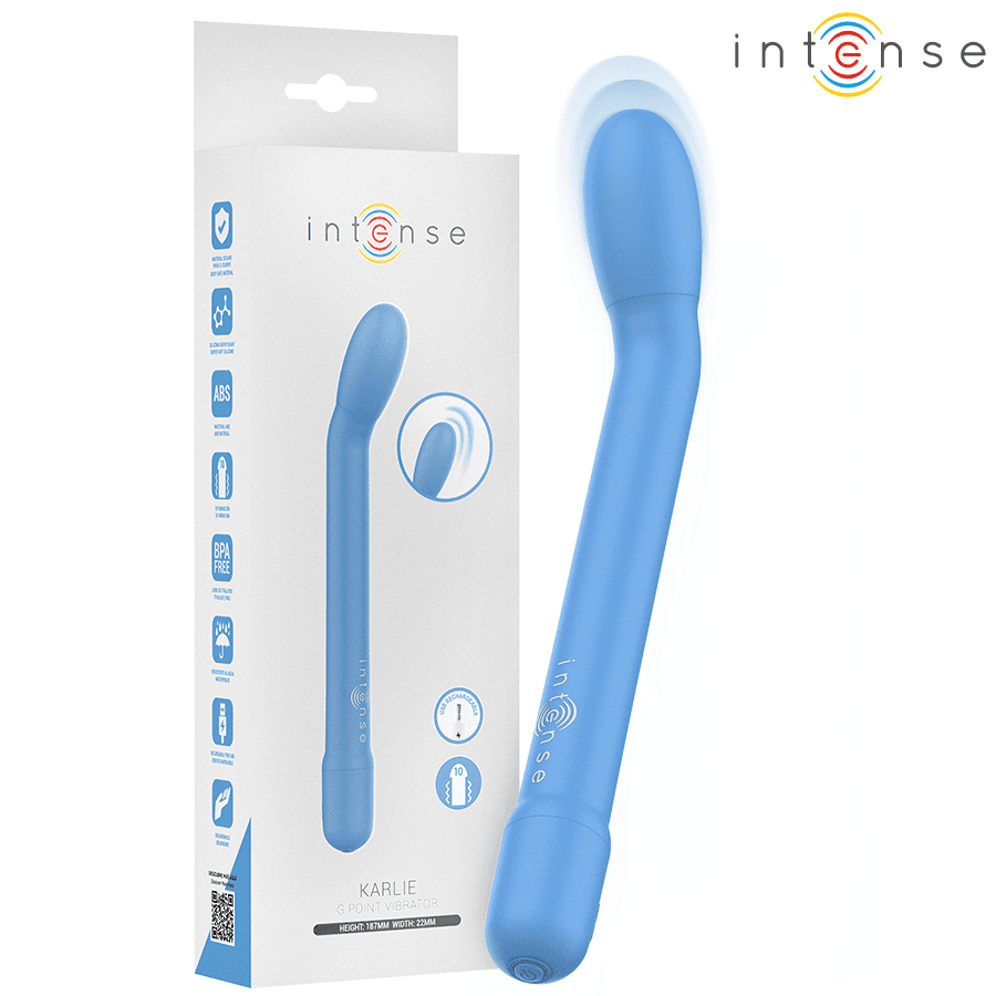 INTENSE - KARLIE RECHARGEABLE G-SPOT STIMULATOR BLUE