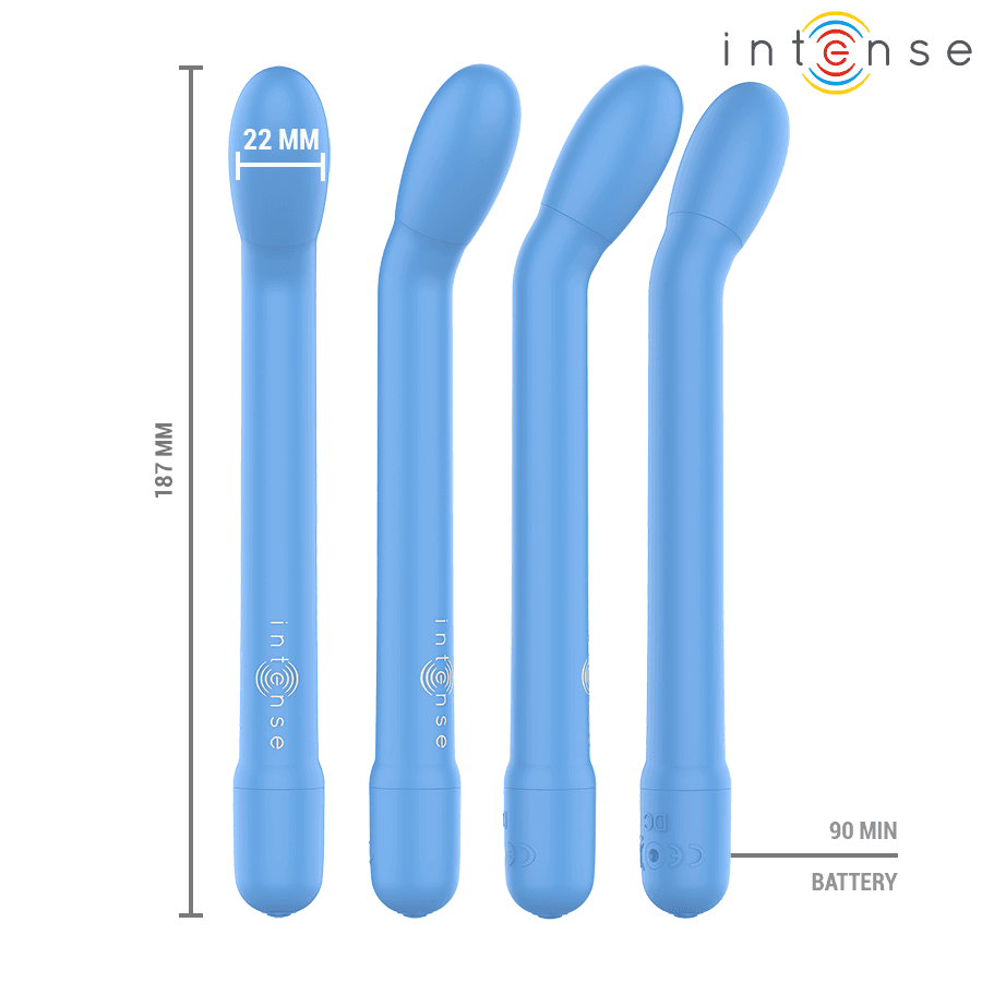 INTENSE - KARLIE RECHARGEABLE G-SPOT STIMULATOR BLUE thumb 3