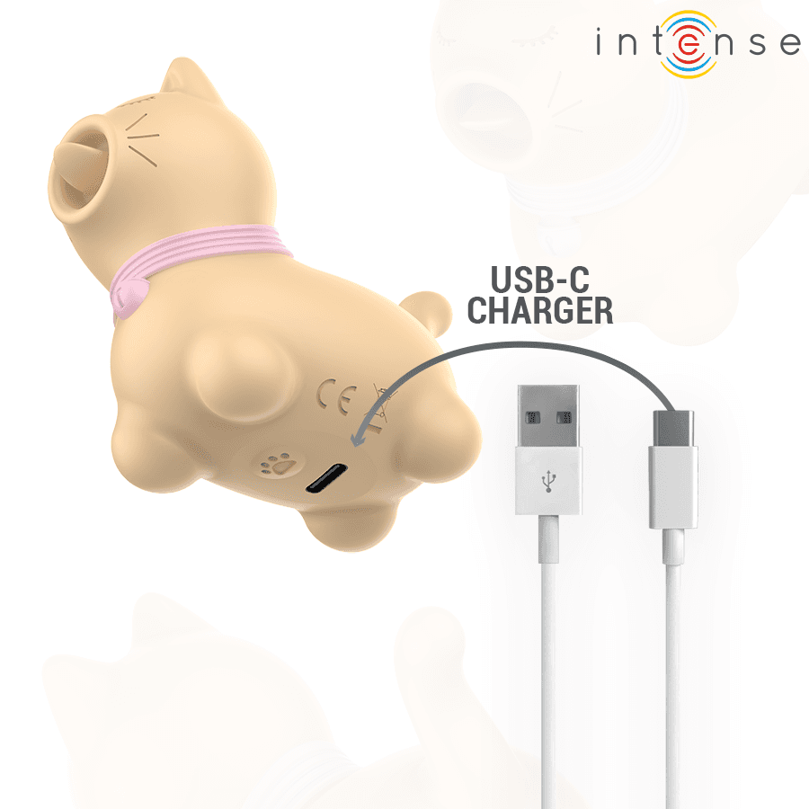 INTENSE - TOULOUSE STIMULATOR WITH 360º ROTATING TONGUE YELLOW thumb 6