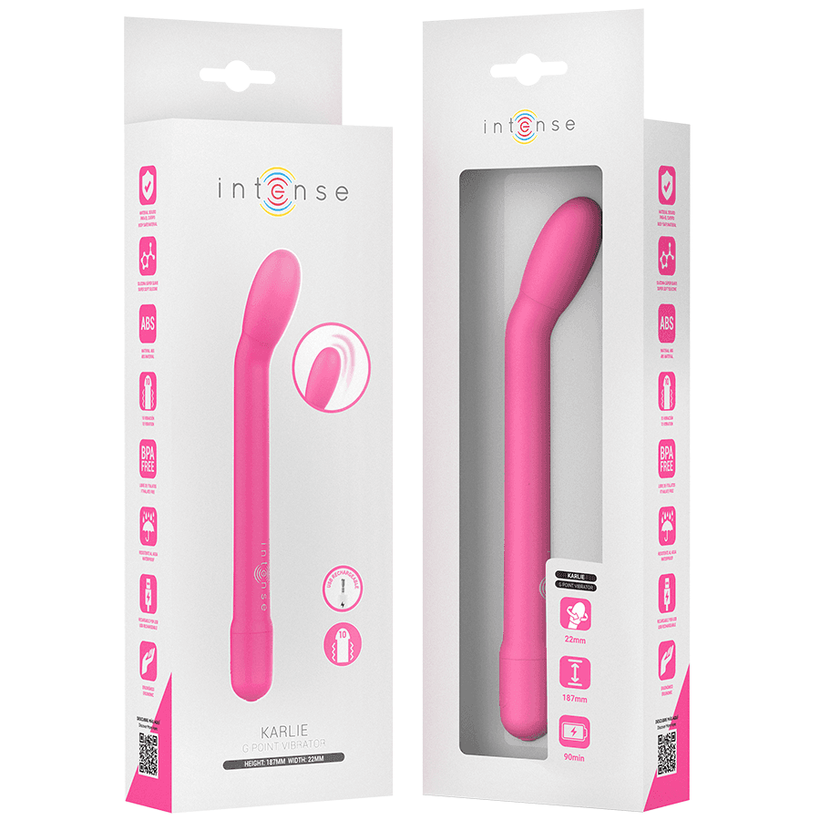 INTENSE - KARLIE RECHARGEABLE G-SPOT STIMULATOR PINK thumb 8