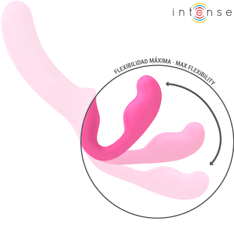 INTENSE - AMY DOUBLE VIBRATOR 20 CM PINK REMOTE CONTROL thumb 6