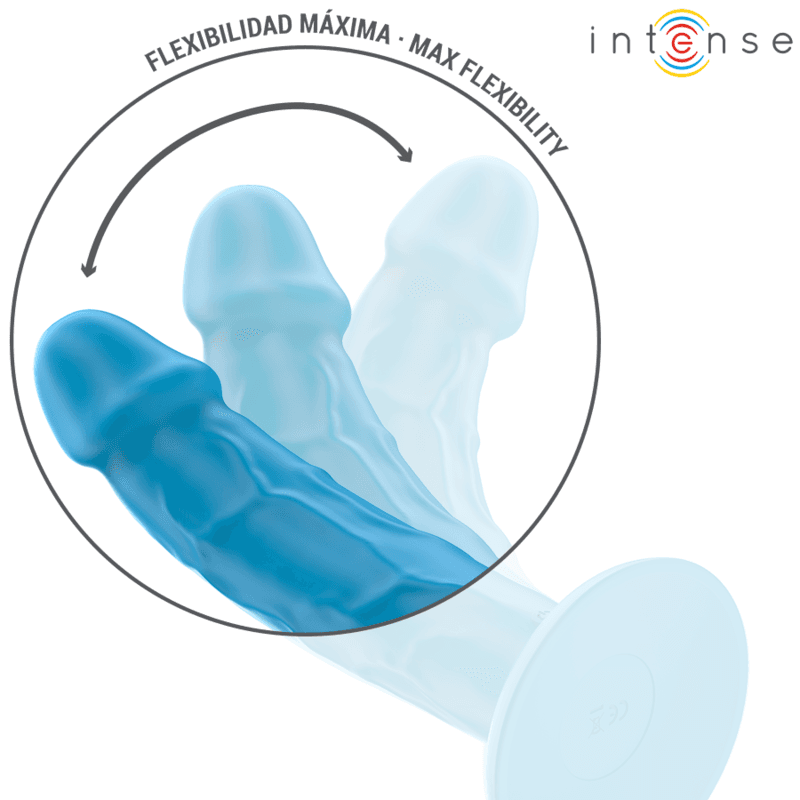 INTENSE - PHOEBE REALISTIC VIBRATOR 10 VIBRATIONS BLUE REMOTE CONTROL thumb 5