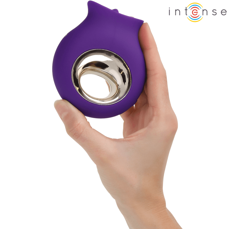 INTENSE - TULI CLITORIS STIMULATOR 9 VIBRATIONS & 9 OSCILLATIONS PURPLE thumb 3