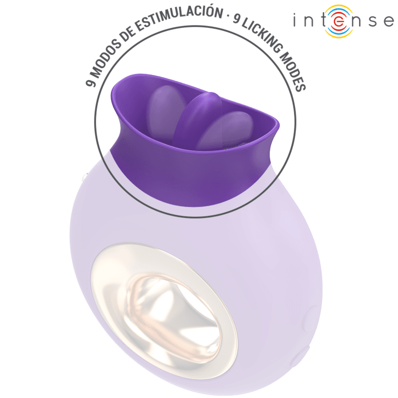 INTENSE - TULI CLITORIS STIMULATOR 9 VIBRATIONS & 9 OSCILLATIONS PURPLE thumb 5