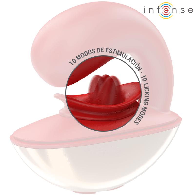 INTENSE - MARIAH VIBRATOR & STIMULATOR IN U SHAPE 10 VIBRATIONS RED thumb 6