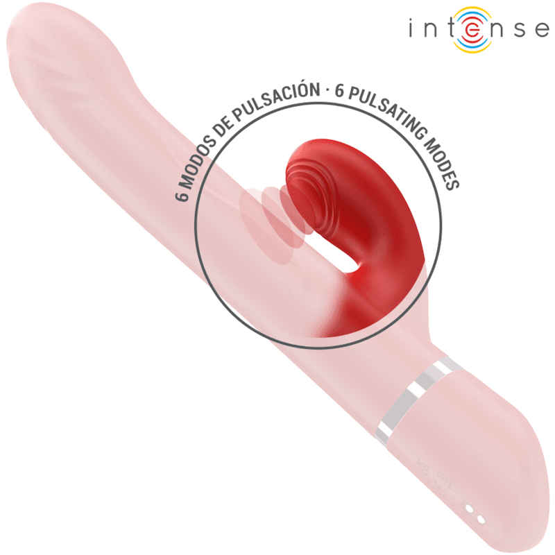 INTENSE - LELE MULTIFUNCTION VIBRATOR ROTATING & OSCILLATION & STIMULATION RED thumb 6