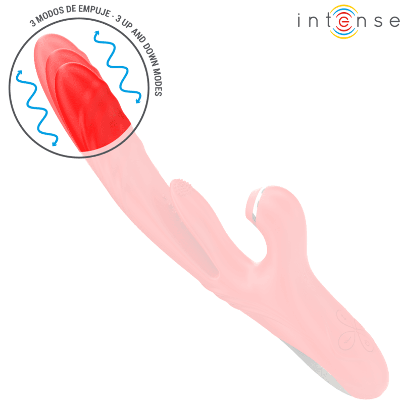 INTENSE - KAROL MULTIFUNCTION VIBRATOR THRUST & STIMULATION & STIMULATING WAVES RED thumb 5