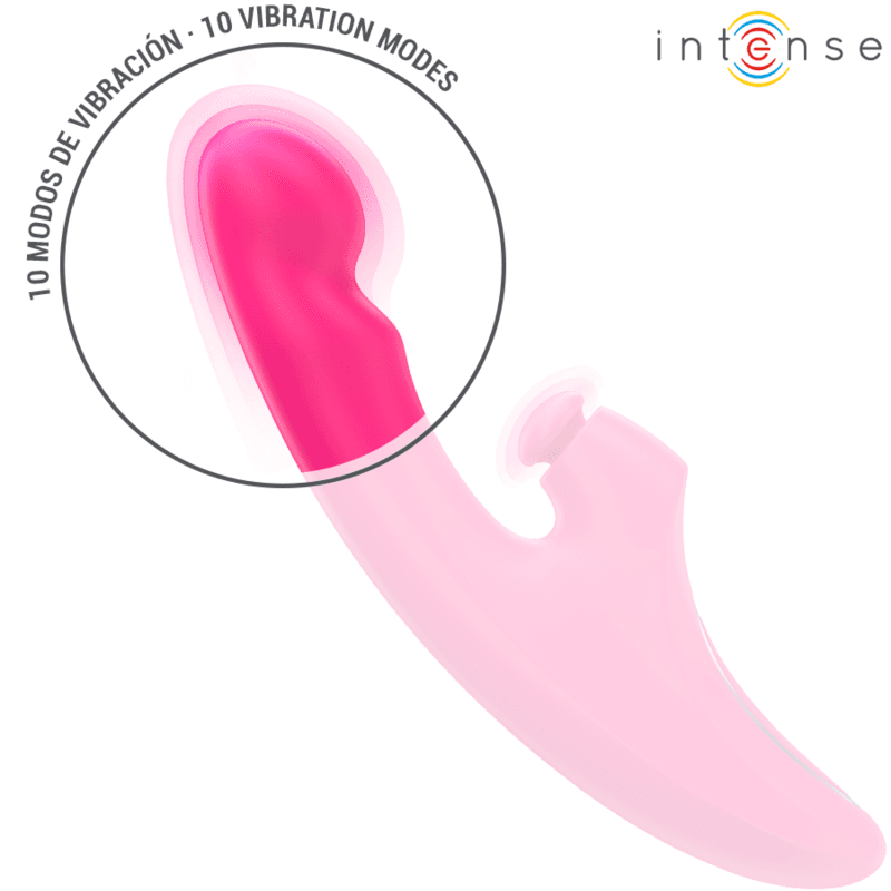 INTENSE - EMI VIBRATOR 13.5 CM MULTIFUNCTION 3 IN 1 10 VIBRATIONS PINK thumb 5