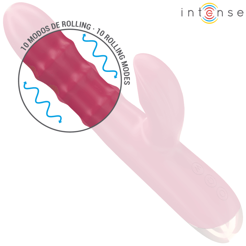 INTENSE - CHLOE MULTIFUNCTION VIBRATOR 3 IN 1 RED thumb 3