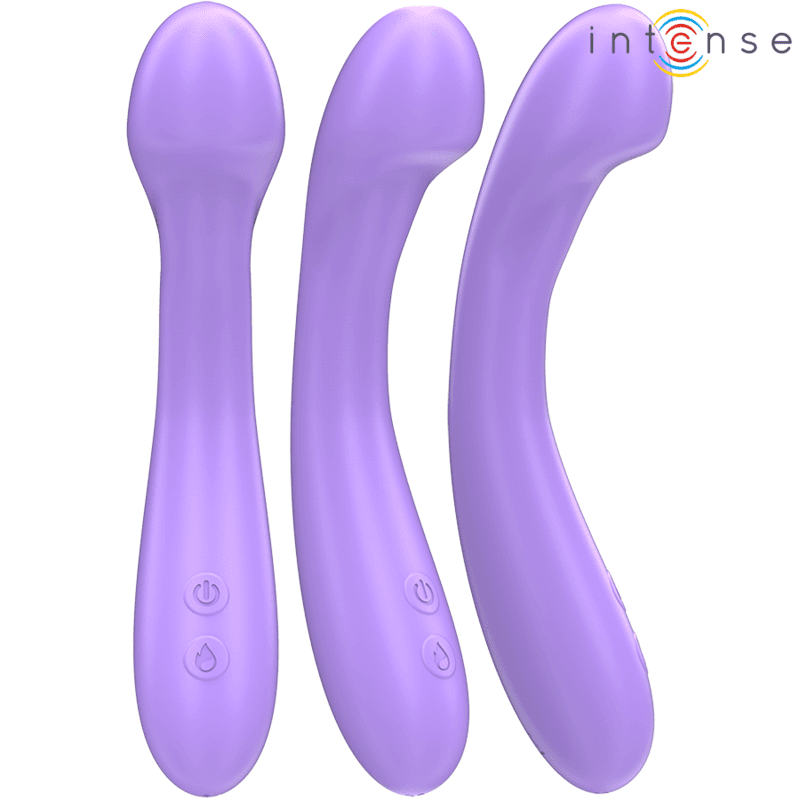 INTENSE - BECKY VIBRATOR 19 CM HEATABLE 7 VIBRATIONS PURPLE thumb 3