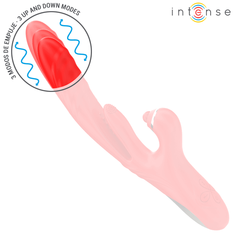 INTENSE - ROSALIA MULTIFUNCTION VIBRATOR 3 IN 1 RED thumb 4