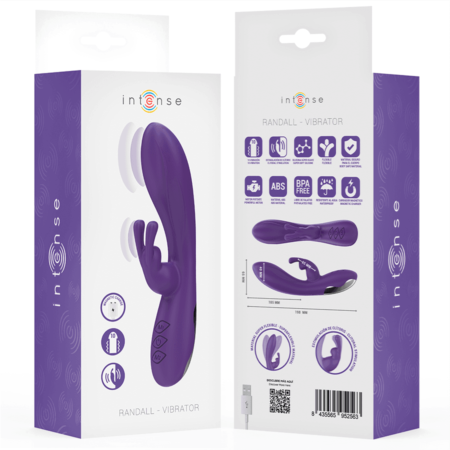 INTENSE - RANDALL RABBIT VIBRATOR 10 VIBRATIONS PURPLE thumb 8