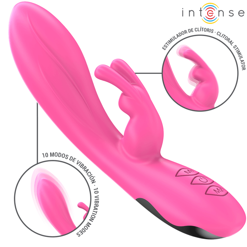 INTENSE - RANDALL RABBIT VIBRATOR 10 VIBRATIONS PINK thumb 2