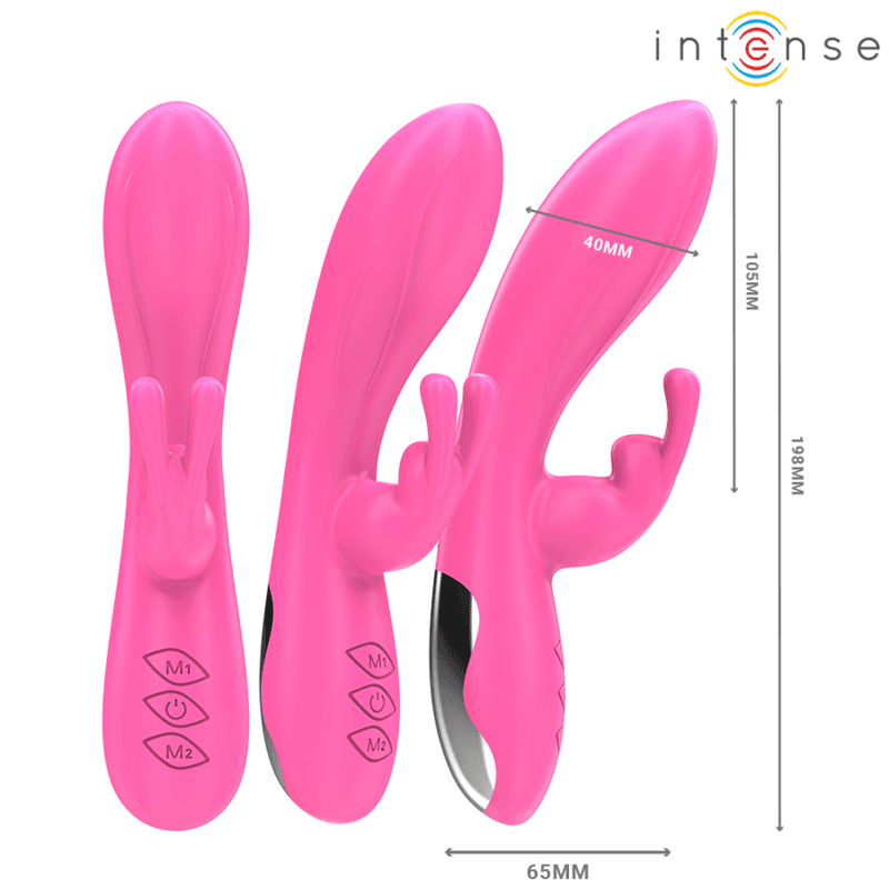 INTENSE - RANDALL RABBIT VIBRATOR 10 VIBRATIONS PINK thumb 3