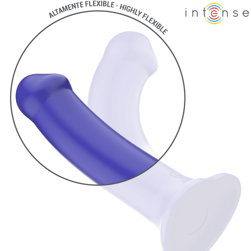 INTENSE - VICTORIA VIBRATOR WITH SUCTION CUP 10 VIBRATIONS DARK BLUE REMOTE CONTROL thumb 6