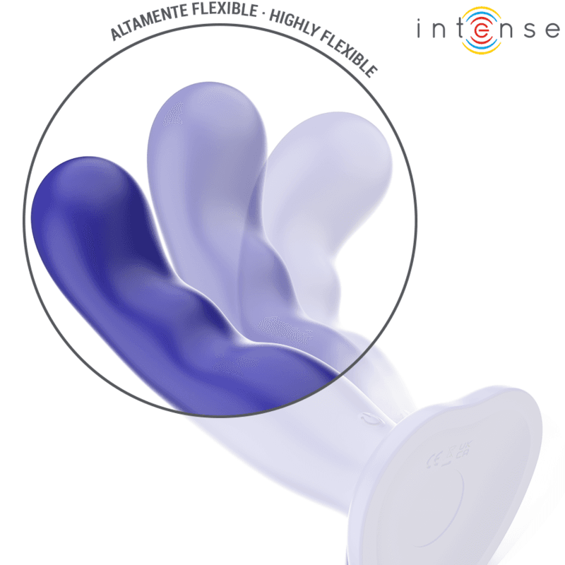 INTENSE - SHORTY VIBRATOR WITH SUCTION CUP BLUE REMOTE CONTROL thumb 5