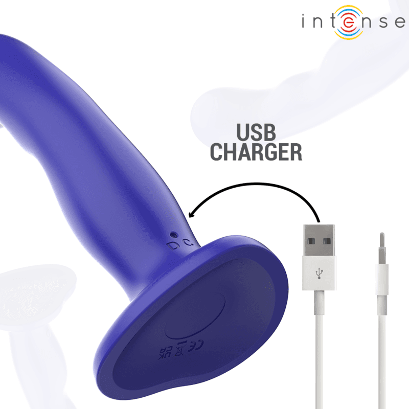 INTENSE - SHORTY VIBRATOR WITH SUCTION CUP BLUE REMOTE CONTROL thumb 7