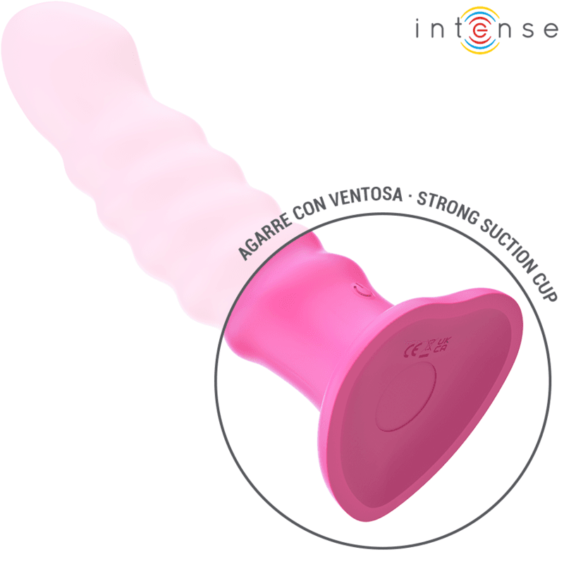 INTENSE - CINDY VIBRATOR SIZE L SPIRAL DESIGN 10 VIBRATIONS PINK REMOTE CONTROL thumb 7