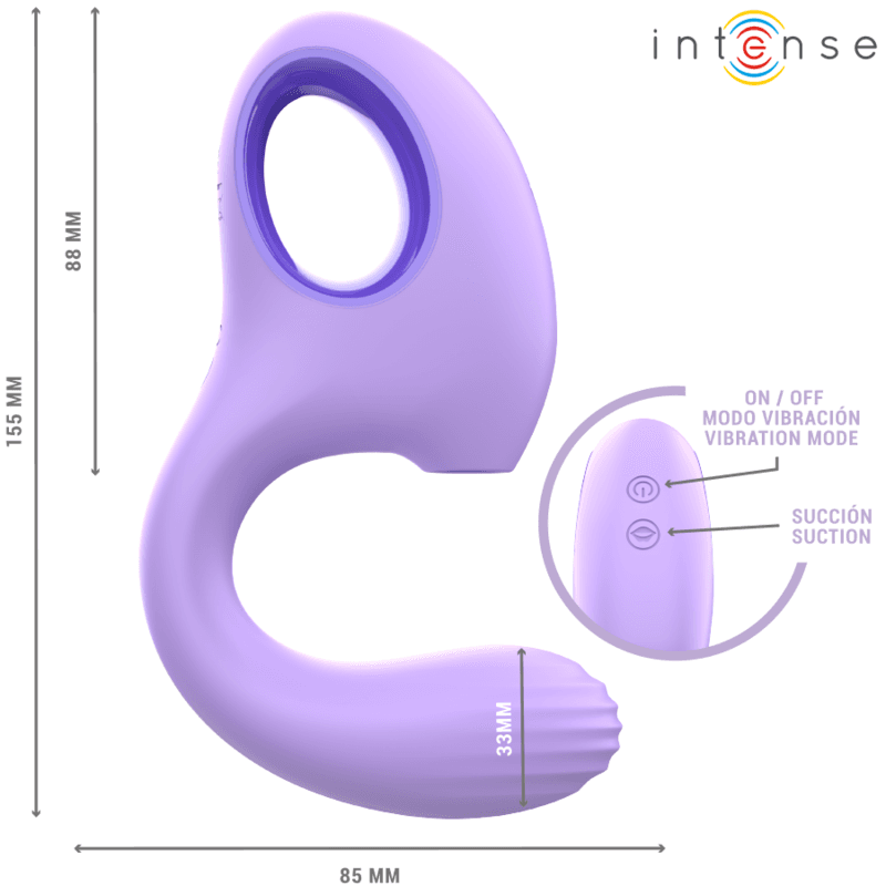 INTENSE - BAXTER VIBRATOR & STIMULATOR VIOLET thumb 6