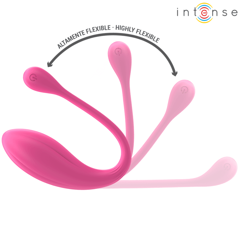 INTENSE - JANICE U VIBRATOR DOUBLE STIMULATION 10 VIBRATIONS PINK REMOTE CONTROL thumb 5