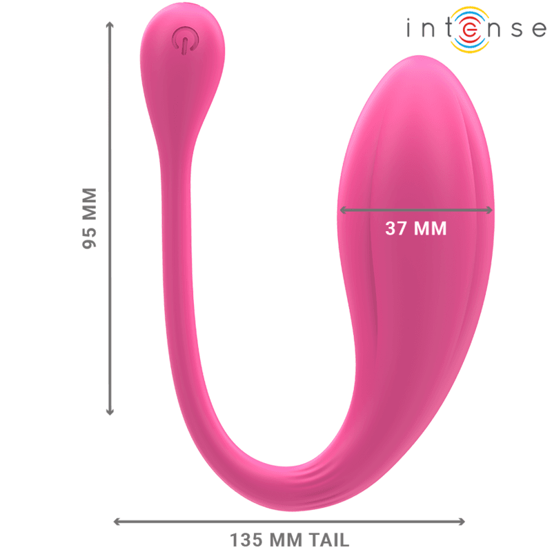 INTENSE - JANICE U VIBRATOR DOUBLE STIMULATION 10 VIBRATIONS PINK REMOTE CONTROL thumb 6