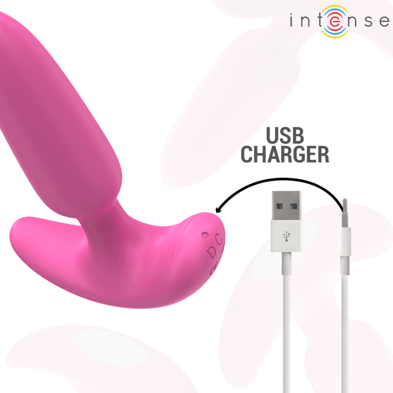 INTENSE - ROSS ANAL PLUG 10 VIBRATIONS PINK REMOTE CONTROL thumb 6