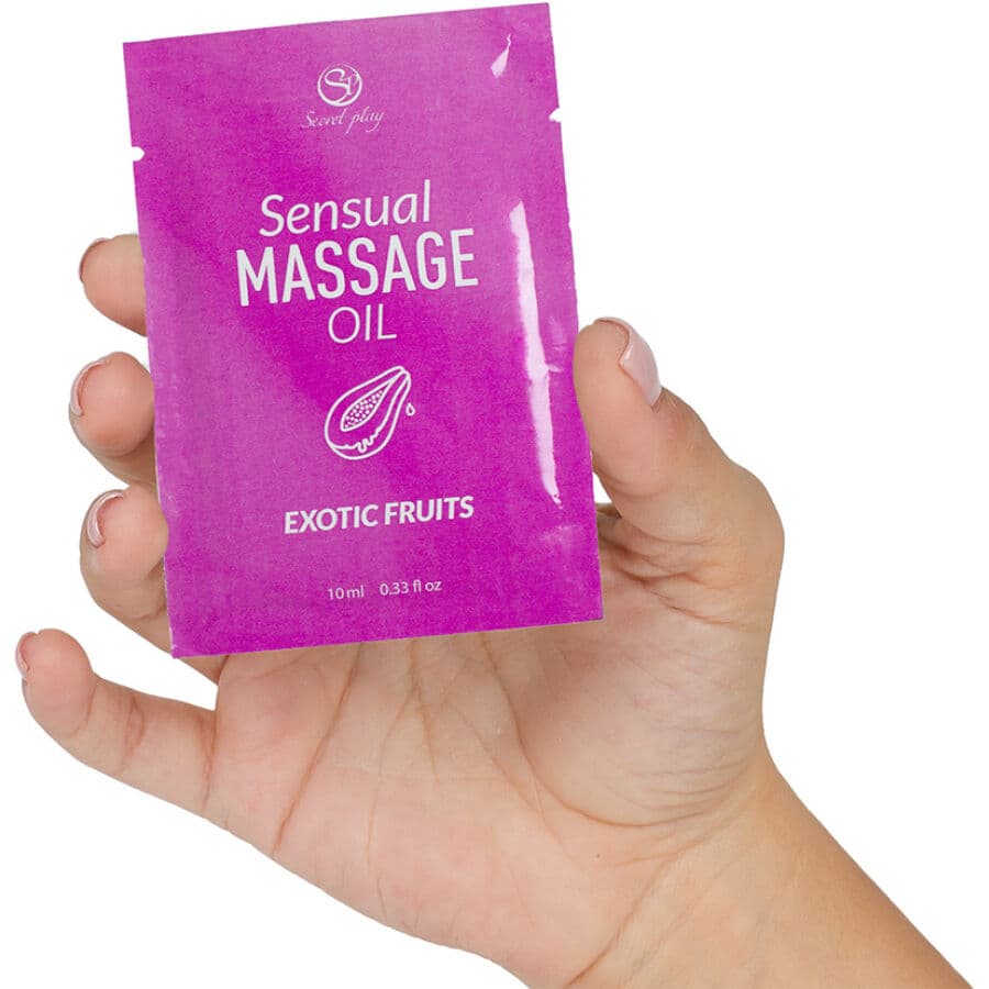 SECRETPLAY - SINGLE-DOSE EXOTIC FRUITS MASSAGE OIL 10 ML thumb 2