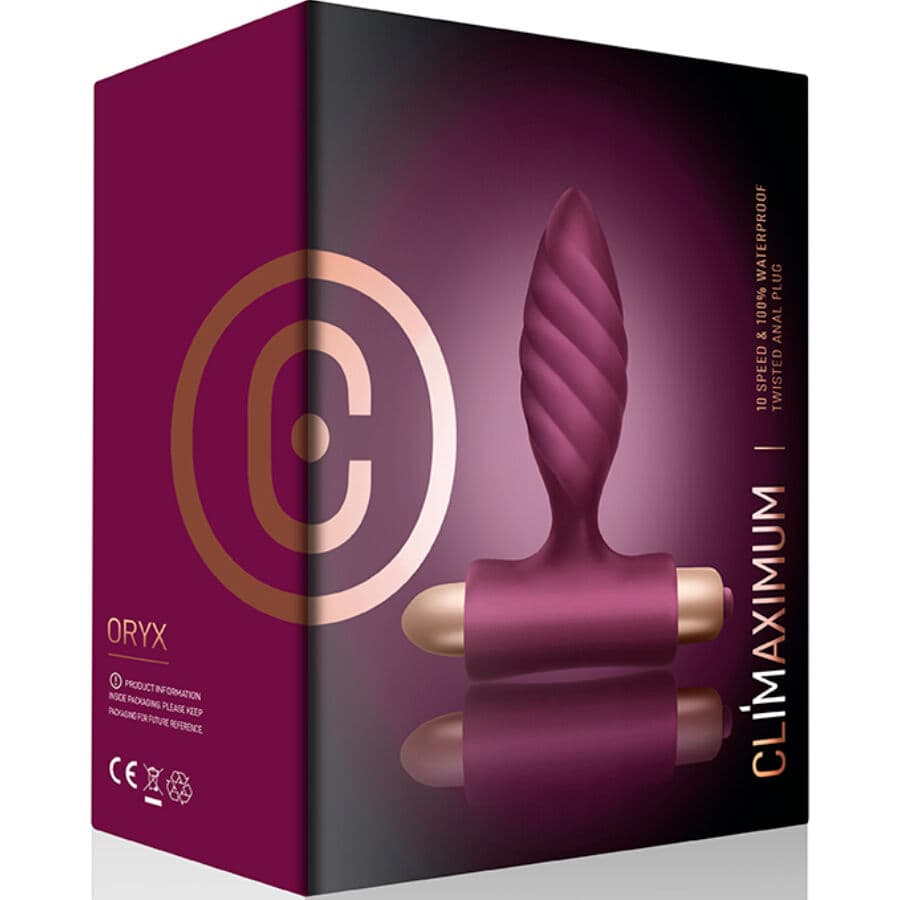 CLIMAXIMUM - ORYX TWISTED ANAL PLUG thumb 3