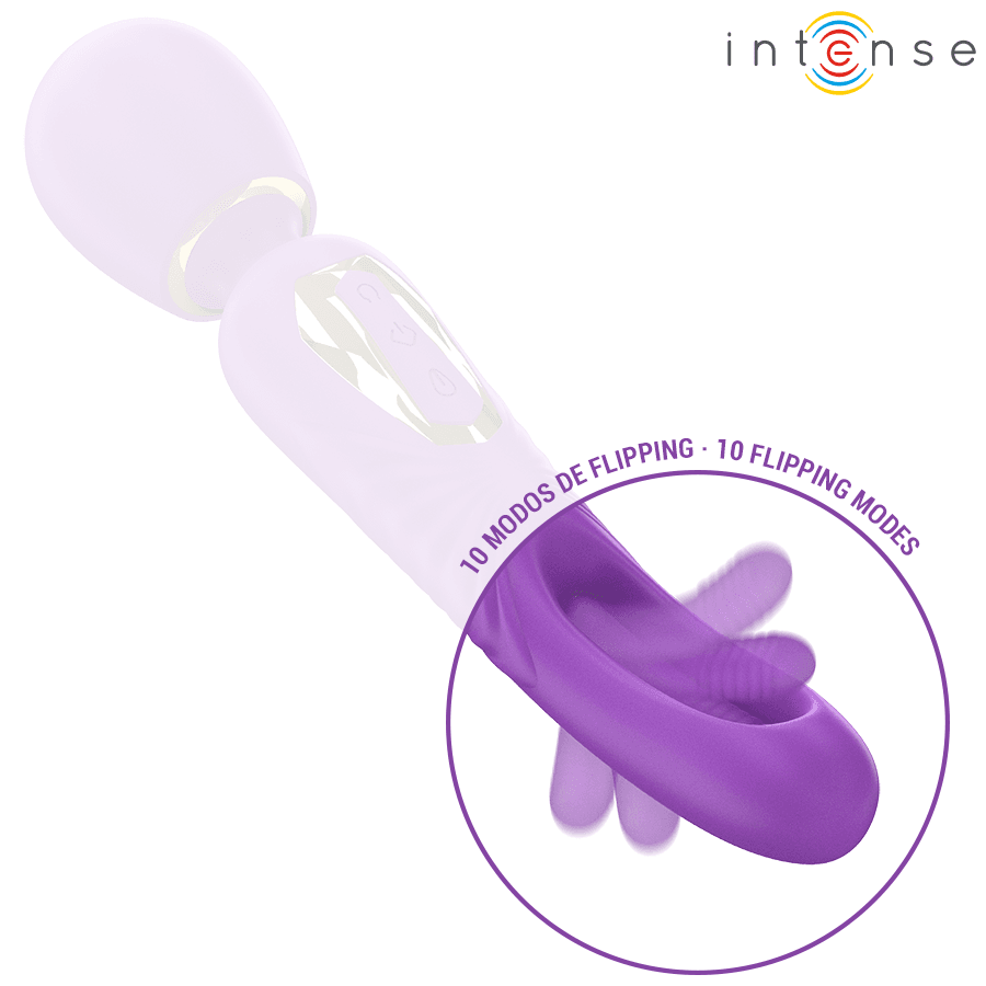 INTENSE - CHRISTY VIBRATING WAND WITH FLIPPING TONGUE thumb 6