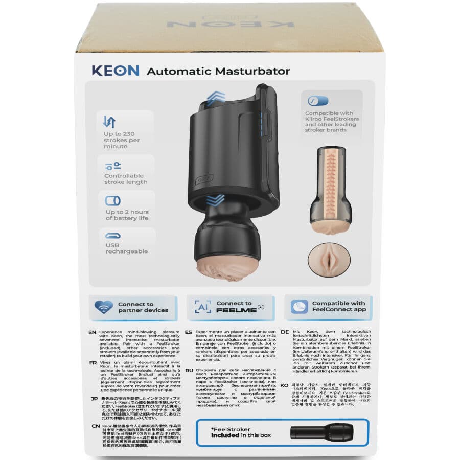 KIIROO - KEON WIFI COMBO AUTOMATIC MASTURBATOR + FEEL STROKER thumb 2