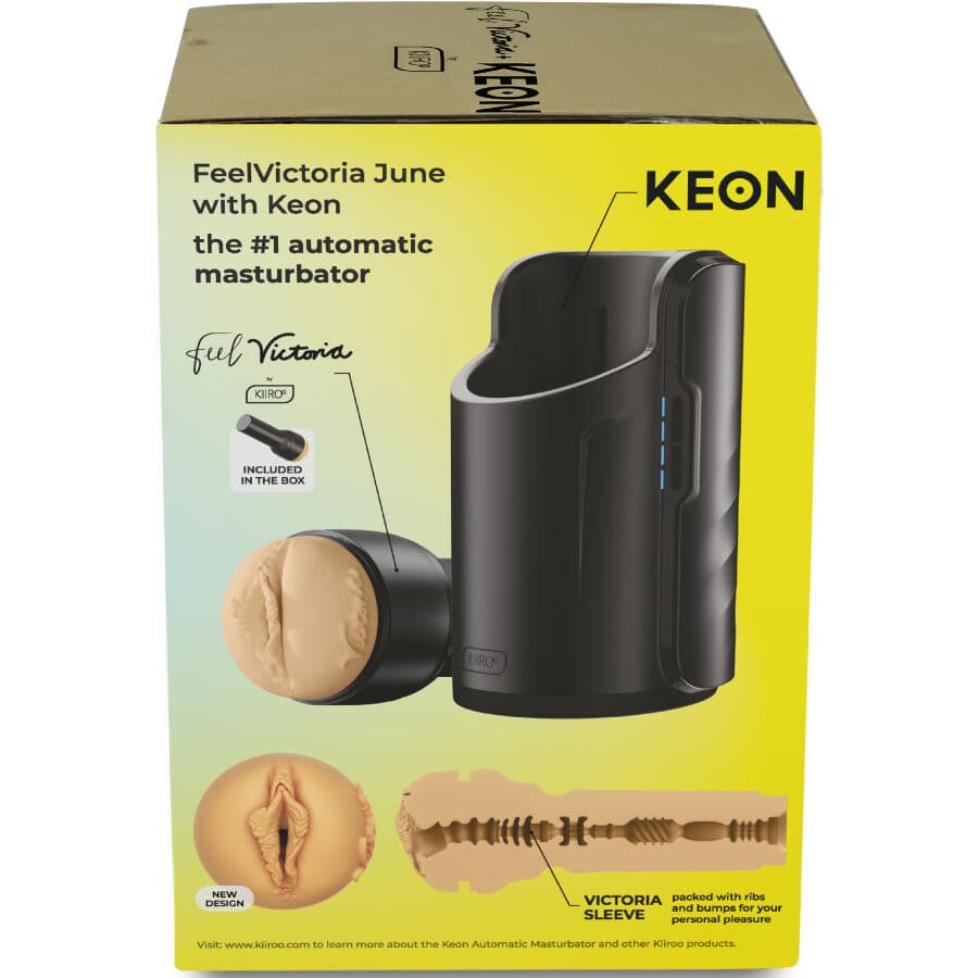 KIIROO - KEON WIFI COMBO VICTORIA JUNE AUTOMATIC MASTURBATOR + FEEL STROKER thumb 3