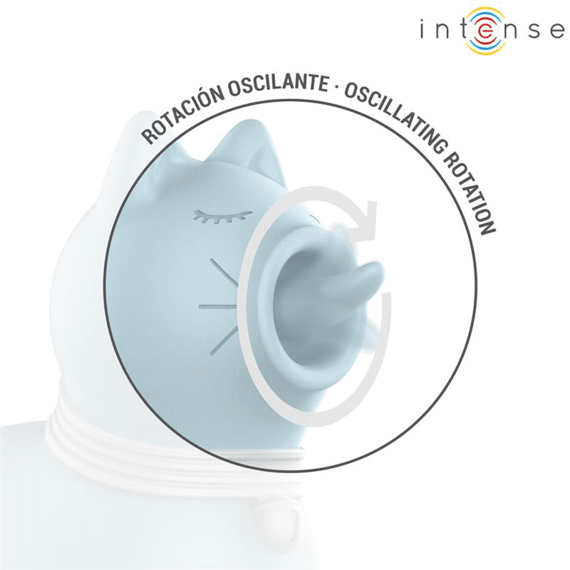 INTENSE - DUCHESS STIMULATOR WITH ROTATING TONGUE 360º BLUE thumb 5