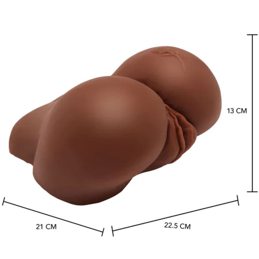 ACT - BIG ASS REALISTIC MASTURBATOR WITH BROWN VIBRATOR thumb 3