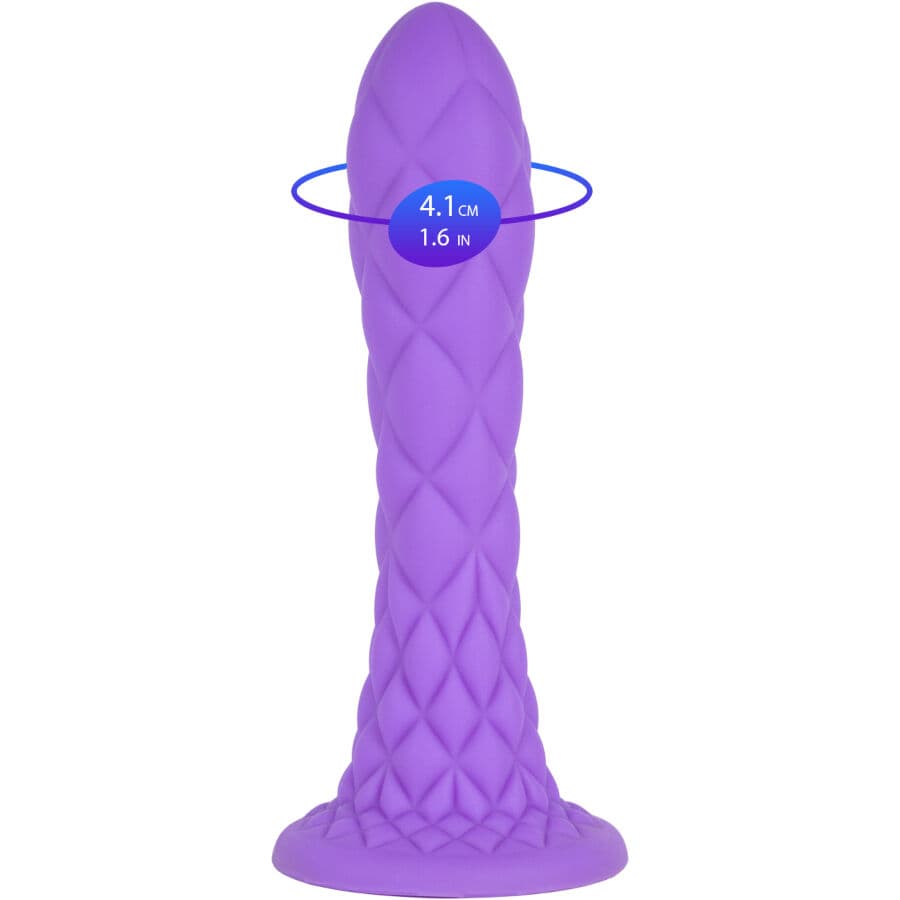 SILEXD - DREAMY DILDO FANTASY LIQUID SILICONE THERMOREACTIVE VIOLET 18.5 CM thumb 7