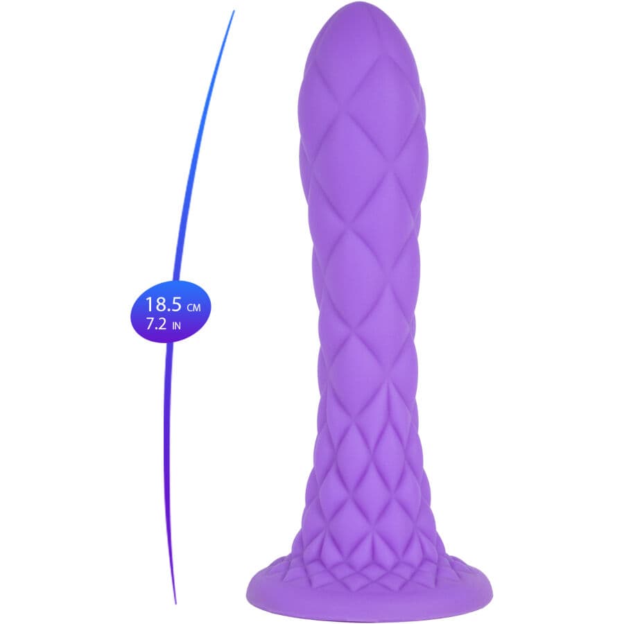 SILEXD - DREAMY DILDO FANTASY LIQUID SILICONE THERMOREACTIVE VIOLET 18.5 CM thumb 6
