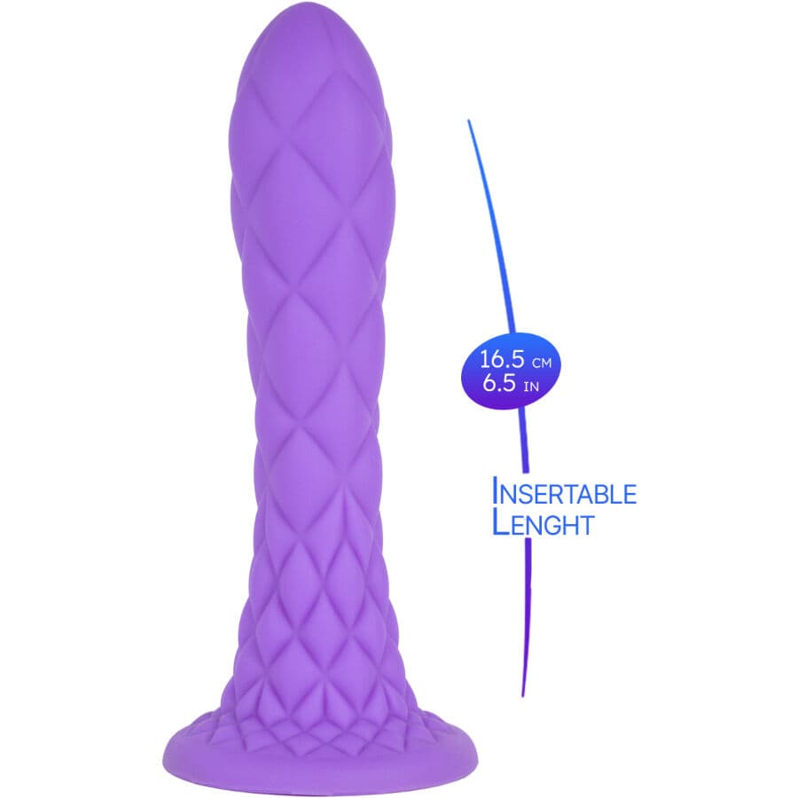 SILEXD - DREAMY DILDO FANTASY LIQUID SILICONE THERMOREACTIVE VIOLET 18.5 CM thumb 8