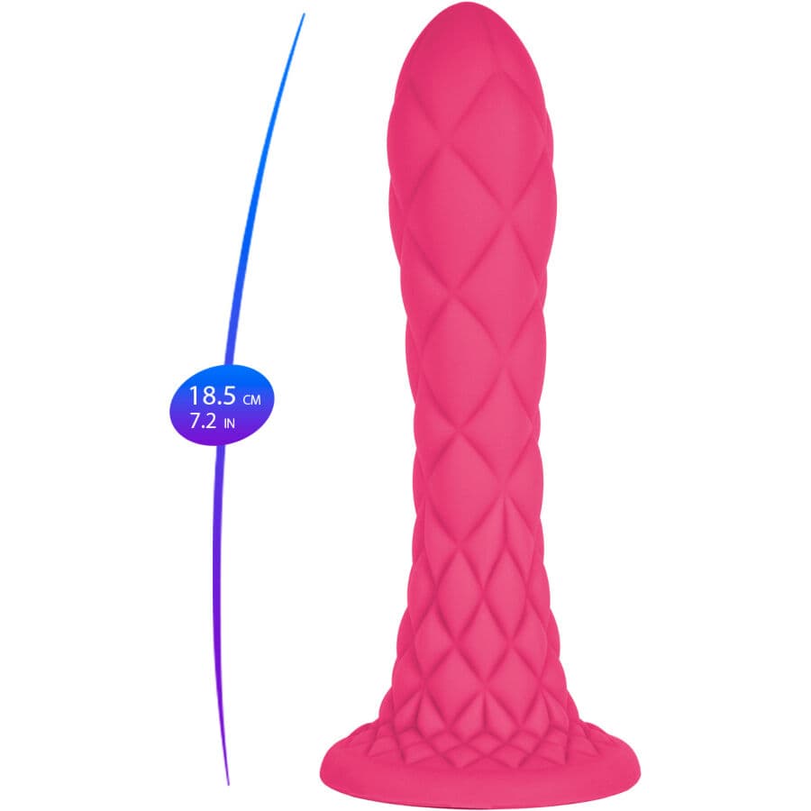 SILEXD - DREAMY DILDO FANTASY LIQUID SILICONE THERMOREACTIVE FUCHSIA 18.5 CM thumb 6