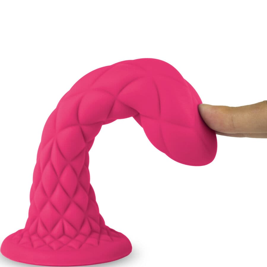 SILEXD - DREAMY DILDO FANTASY LIQUID SILICONE THERMOREACTIVE FUCHSIA 18.5 CM thumb 4